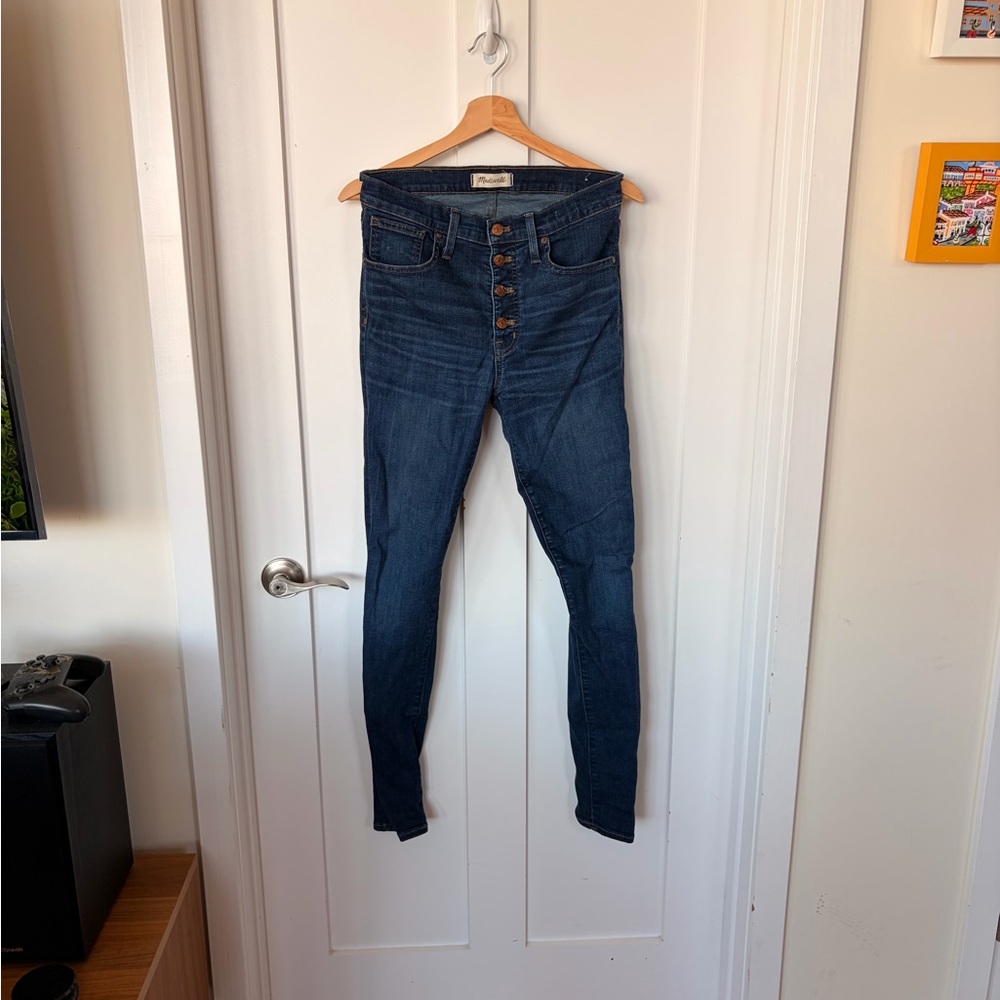 Madewell 9” High-Rise Button-Fly Jeans